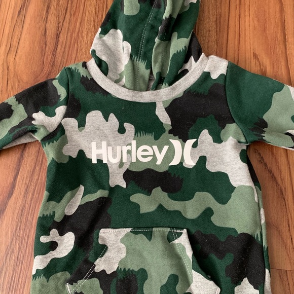 HURLEY hooded long sleeve romper - Picture 2 of 2
